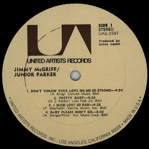 Jimmy McGriff & Little Junior Parker - S/T