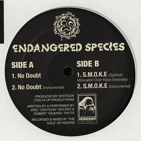 Endangered Species - No Doubt / S.M.O.K.E.