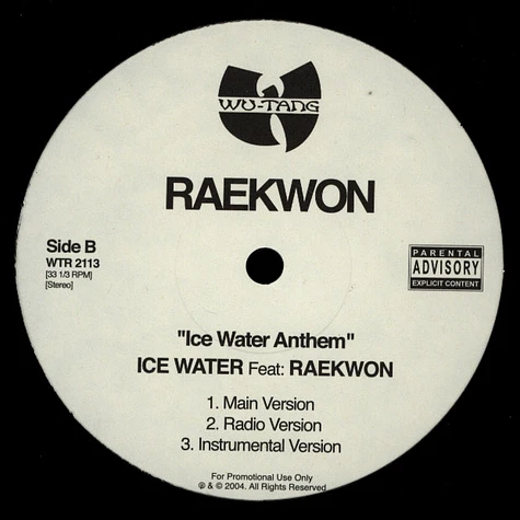 Raekwon / Ice Water - Cutting It Up / Ice Water Anthem