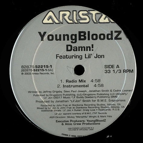 Youngbloodz - Damn!