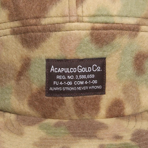 Acapulco Gold - Camo Polar Fleece Camp Cap