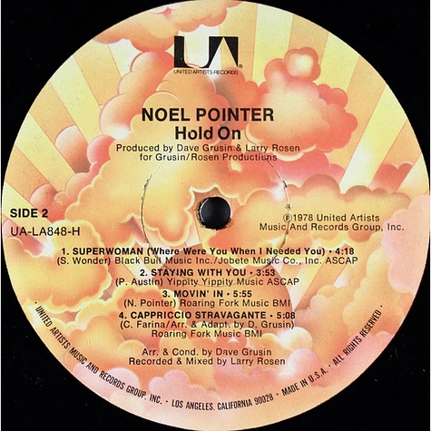 Noel Pointer - Hold On