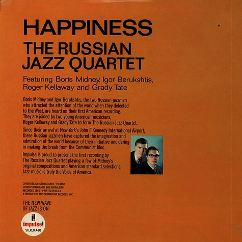 The Russian Jazz Quartet - Happiness