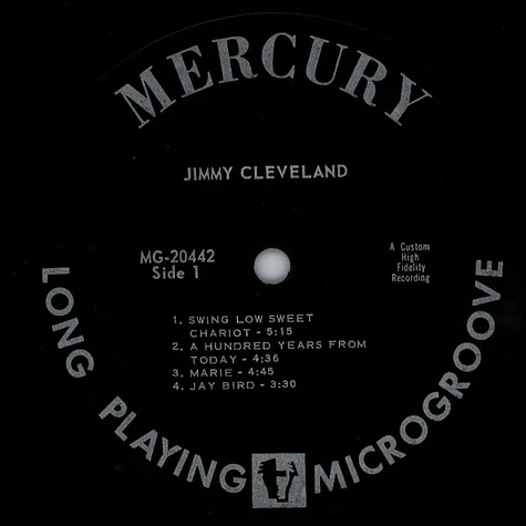 Jimmy Cleveland - A Map Of Jimmy Cleveland