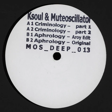 Ksoul & Muteoscillator - Aphrology