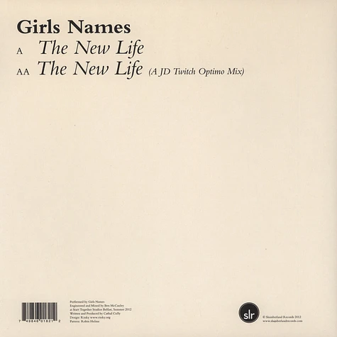 Girls Names - The New Life