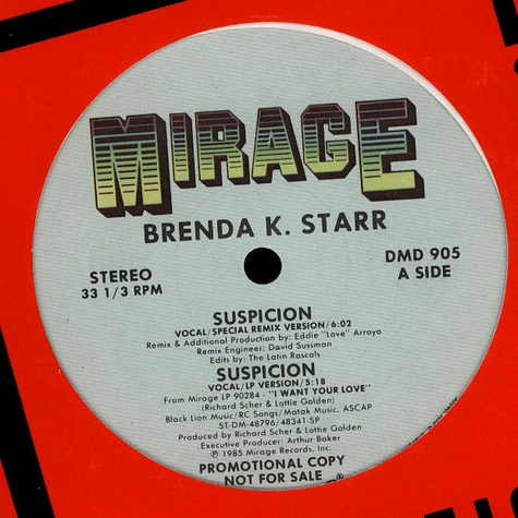 Brenda K. Starr - Suspicion