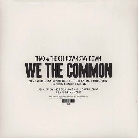 Thao & The Get Down Stay Down - For We The Common