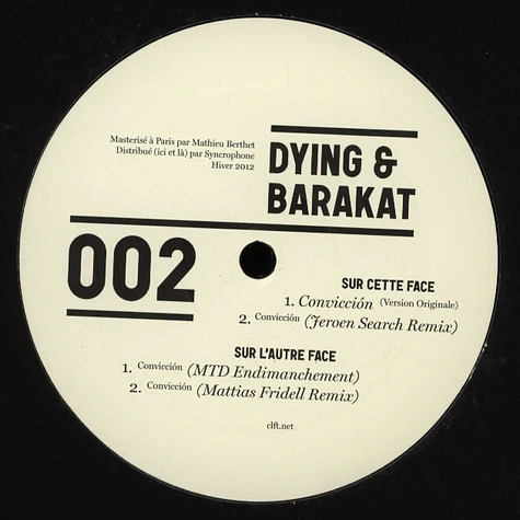 Dying & Barakat - Conviccion EP