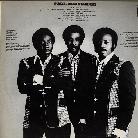 The O'Jays - Back Stabbers
