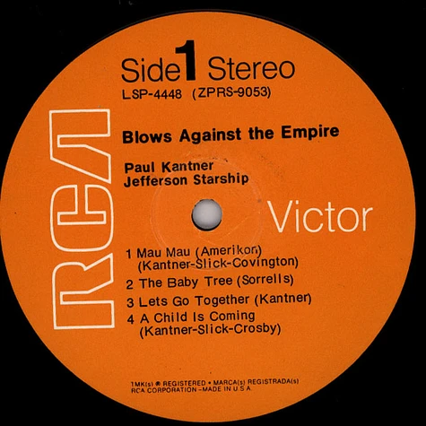 Paul Kantner / Jefferson Starship - Blows Against The Empire
