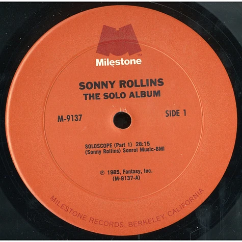 Sonny Rollins - The Solo Album