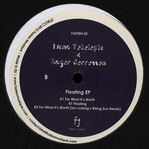 Ivano Tetelepta & Roger Gerressen - Floating EP