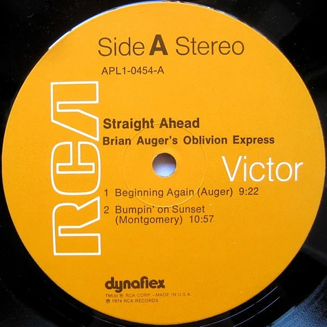 Brian Auger's Oblivion Express - Straight Ahead