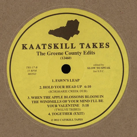 V.A. (Slow To Speak) - Catskill Tapes