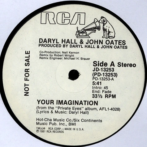 Daryl Hall & John Oates - Your Imagination