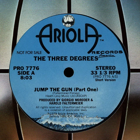 The Three Degrees - Jump The Gun