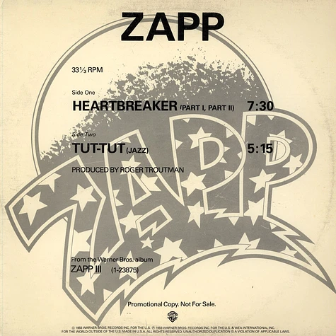 Zapp - Heartbreaker (Part I, Part II)