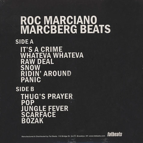 Roc Marciano - Marcberg Instrumentals