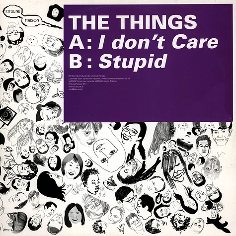 The Things - I Don't Care / Stupid