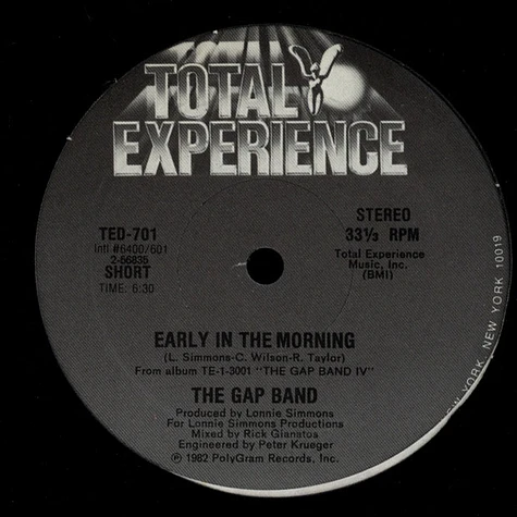 The Gap Band - Early In The Morning