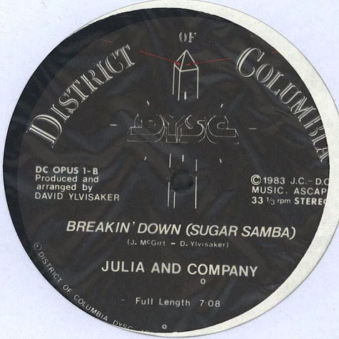 Julia And Company - Breakin' Down (Sugar Samba)