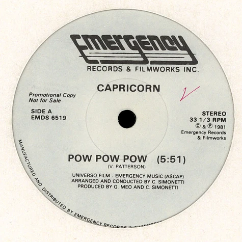 Capricorn - Pow Pow Pow / Maybe No