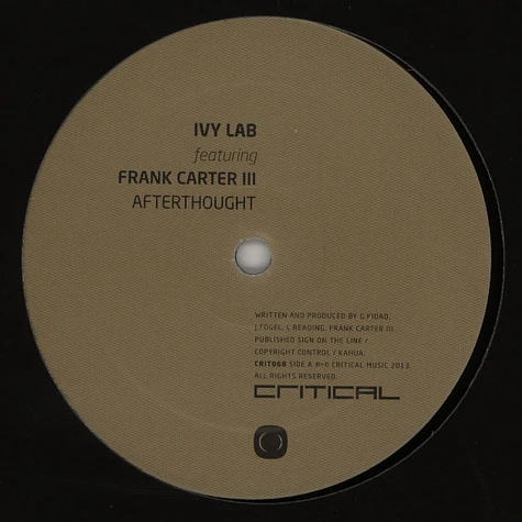 Ivy Lab - Afterthought feat. Frank Carter III