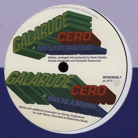 Galarude - Cero DJ Harvey Remix