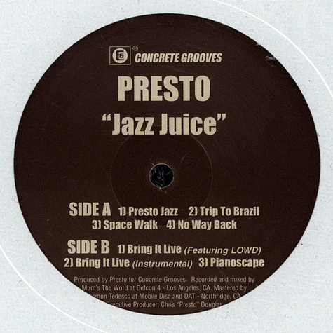 Presto - Jazz Juice