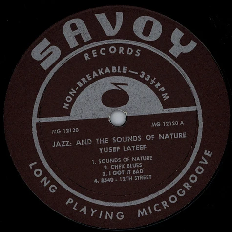 Yusef Lateef - Jazz And The Sounds Of Nature