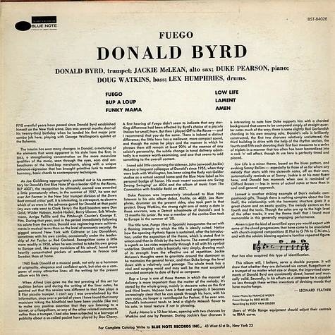 Donald Byrd - Fuego