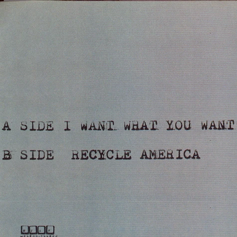 Restiform Bodies - I Want What You Want / Recycle America