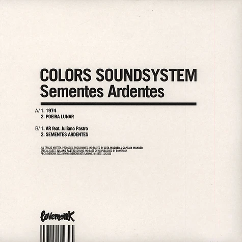 Colors Soundsystem - Sementes Ardentes