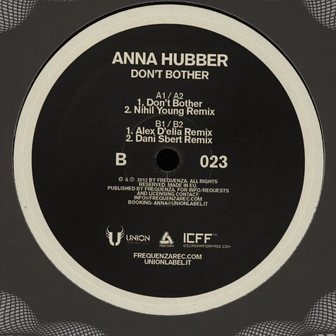 Anna Hubber - Don't Bother