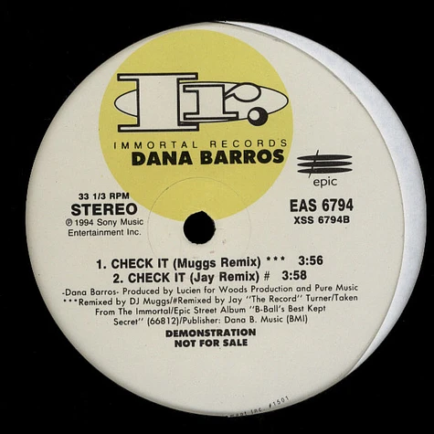 Dana Barros - Check It