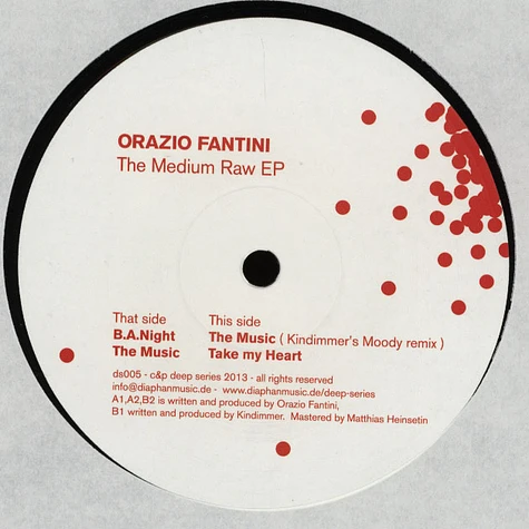 Orazio Fantini - The Medium Raw EP