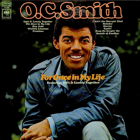 O.C. Smith - For Once In My Life