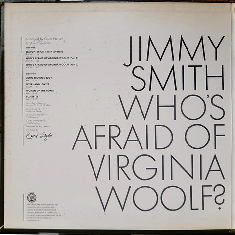 Jimmy Smith - Who's Afraid Of Virginia Woolf?