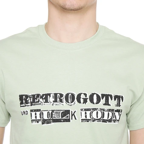 Retrogott & Hulk Hodn - Ein$note Script T-Shirt