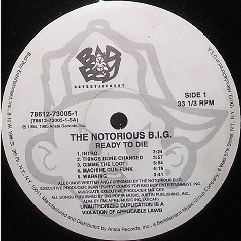 The Notorious B.I.G. - Ready To Die