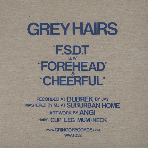 Grey Hairs - Grey Hairs 7" EP