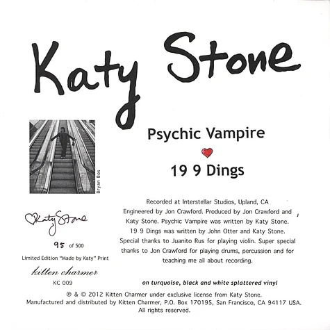 Katy Stone - Psychic Vampire / 19 9 Dings