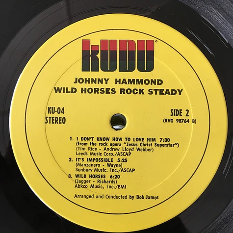 Johnny Hammond - Wild Horses Rock Steady