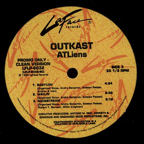 OutKast - ATLiens (Clean Version)