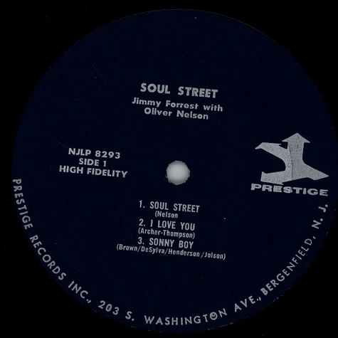 Jimmy Forrest with Oliver Nelson - Soul Street