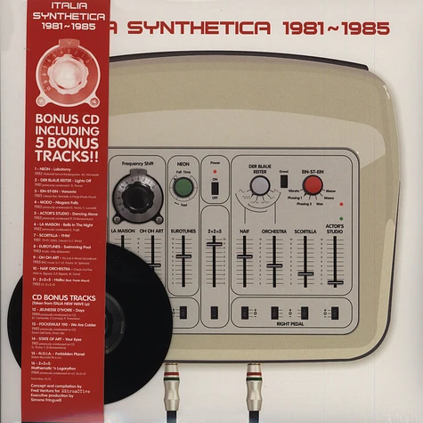V.A. - Italia Synthetica 1981-1985 Black Vinyl Edition