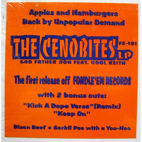The Cenobites, Godfather Don Feat. Kool Keith - The Cenobites LP