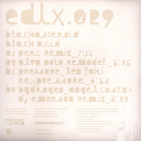 Blackasteroid - Black Acid Remixes