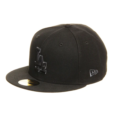 New Era - Los Angeles Dodgers MLB Black Grey Basic 59Fifty Cap